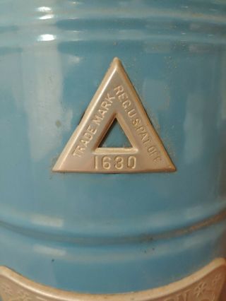 Antique Perfection Oil Heater Model 1630 blue porcelain 3