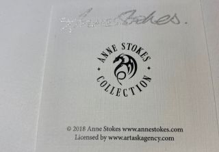 Anne Stokes Water Dragon 5 OZ.  999 Silver Coin Proof 6 SIGNED By Anne Stokes 4