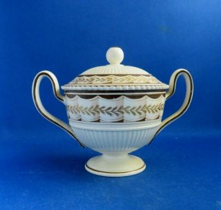 Antique 18thc Wedgwood Creamware Custard Cup C1790 - 5 " Lag And Feather "