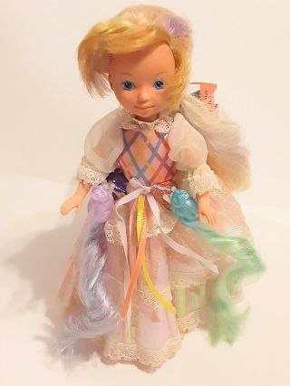 Vintage Lady Lovely Locks Doll With Pixietails 1986 Mattel