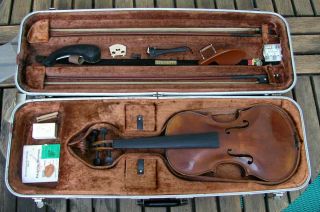 Antique Jacobus Stainer 4/4 Violin Prope Oenipontum 1662 2 Bows Hard Case