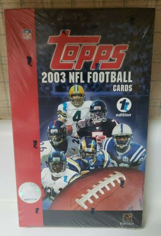 2003 Topps 1st Edition Football Hobby Box Witten,  Mcghahee,  Palmer,  A Johnson Rc?