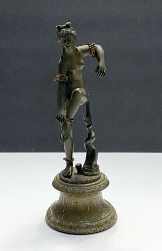 Small Antique 19th C.  French Or Italian Grand Tour Bronze Statue Of Venus