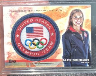 2012 Topps Us Olympic Team Alex Morgan United States Patch Ulp - Amo Cal Bears Usa