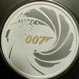 2021 James Bond 007 - 10 - 1 Oz Silver Coins - Perth