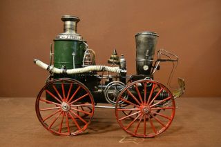 Antique Horse Drawn Fire Engine Model 1478 3