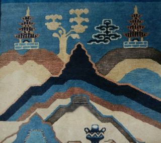 - - - - - - Fantastic Antique Tibetan/chinese Rug - - - - - - - - - - -