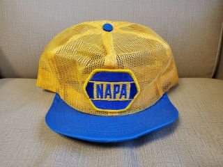 Napa Louisville Mfg Co Trucker Hat Snapback Cap Patch All Mesh Usa Made