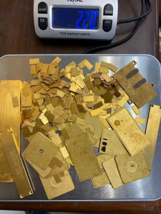 220 Grams Gold High - Yield Gold Scrap Chip Caps Gold Recovery