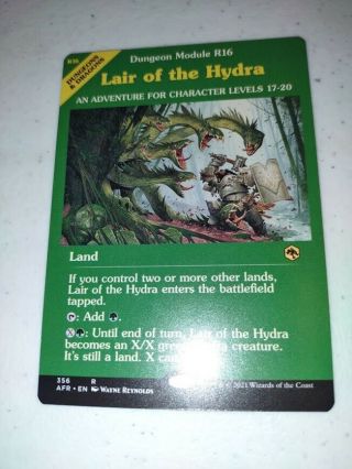Lair Of The Hydra Classic Module X 1 - Dungeons & Dragons Afr - In Hand