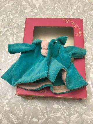 Vintage Vogue Ginny Tagged Coat Box Green Blue