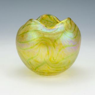 Antique Loetz Lotz Iridescent Glass Vase - Art Nouveau