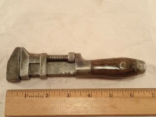 Antique L.  Coes Patented 6 - 1/2 " Adjustable Monkey,  Nut,  Pipe Wrench