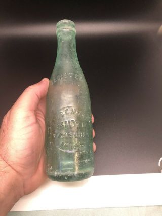 Antique Biedenharn Candy Co.  Bottle Vicksburg Miss Soda Embossed Soda Bottle 3