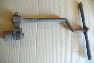 Antique 1904 Garr - Scott Tiger Threshing Machine Cylinder Head Wrench Tool - 18 "