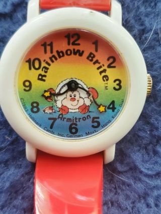Rare Vintage 1983 Rainbow Brite German Movt.  Hallmark Twink Armitron Wrist Watch