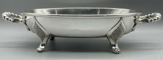 James Dixon & Sons Silverplated Footed Oval Dish 3014 3lbs
