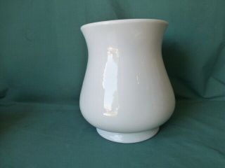 Antique Alfred Meakin White Ironstone Waste Jar / Slop Jar / Vase / Jardiniere