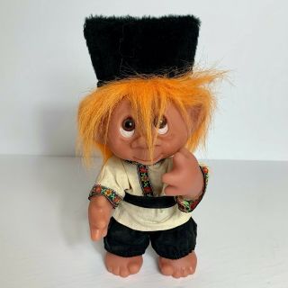 1977 Vintage Thomas Dam Norfin Russian Boy Troll Doll 9 "