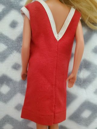 Vintage American Character Tressy Doll Red Dress 1960 