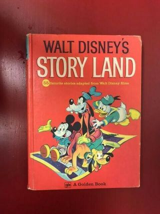 1962 Golden Book Vintage Walt Disney 