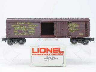 O Gauge 3 - Rail Lionel 6 - 5706 Lindsay Bros.  Binder Twine Reefer 5706 Custom