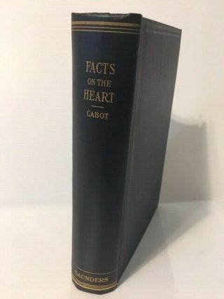 Facts On The Heart 1926 Antique Rare Pre - 1930 Medical Book By Richard Cabot M.  D.