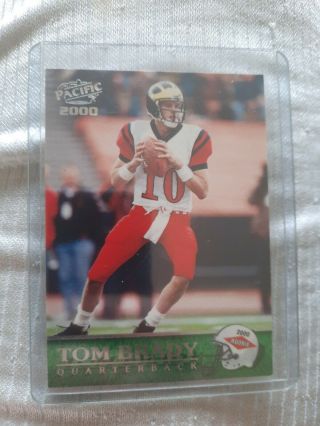 2000 Pacific Tom Brady England Patriots Rookie 403 Football Card