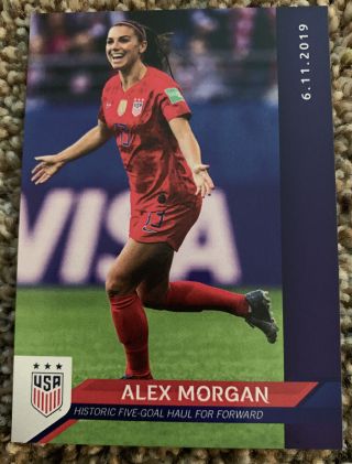 2019 Panini Instant Uswnt World Cup Champs Alex Morgan Only 67 Made