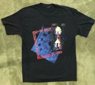 Mike And The Mechanics Genesis 1989 Rock Tour Shirt 80s L