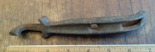 Vintage Cs 64 Cast Iron Handle - Wood Stove Lid Lifter - 7 " Long