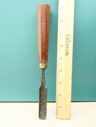 Old Carving Tools Antique W.  Staley 5/8 " No.  7 Sweep Straight Wood Carving Gouge