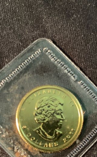 1/10 Oz 2011 Canadian Gold Maple Leaf $5 Coin Gem Bu