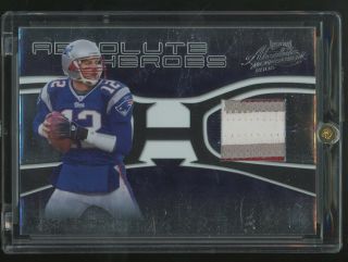 2006 Playoff Absolute Memorabilia Heroes Tom Brady 3 - Color Patch 11/50