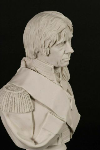 Lord Admiral Horatio Nelson Marble Bust.  The Battle Of Trafalgar.  Art,  Gift.