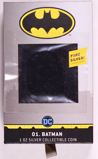 2020 DC Comics Series - Batman - 1oz Silver Chibi - Box & 2