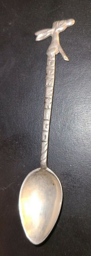 Sterling Silver Mexico Souvenir Spoon With Donkey On Handle