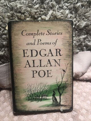 Complete Stories And Poems Of Edgar Allan Poe 1966 Hardcover Antique/vintage
