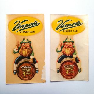 2 Vintage Antique Vernor 