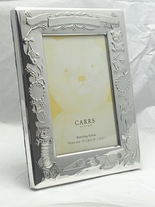 Baby Christening Born Gift Solid Silver Fronted Photo Picture Frame