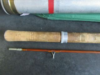Vintage Orvis Impregnated Battenkill 7 ' Bamboo Spinning Rod c.  1954 2