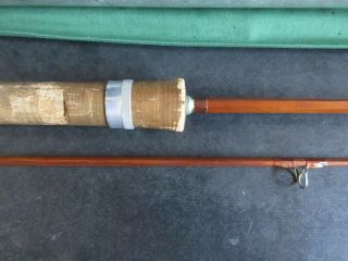 Vintage Orvis Impregnated Battenkill 7 ' Bamboo Spinning Rod c.  1954 3