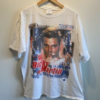 Vintage Ricky Martin Tour 1999 T Shirt Size Xl Livin La Vida Loca