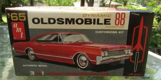 1965 Amt Oldsmobile Dynamic 88 3 In 1 Model Kit 5025 - 150 Box Only Gene Winfield