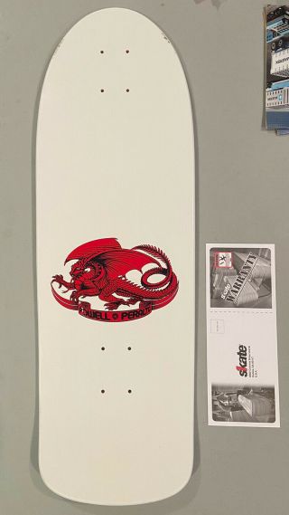 Powell Peralta Og Vato Rat Bones Skateboard Deck 2017 Vintage Reissue White