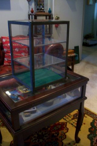 Antique Metal And Glass General Store Generic Display Case