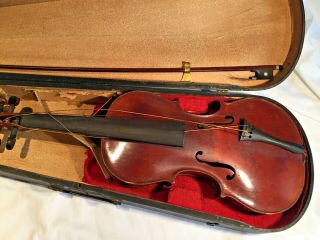 Jacobus Stainer Antique Violin Full Size With Wooden Coffin