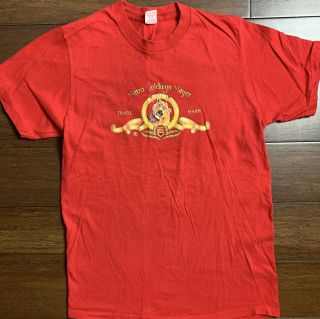 1980s Mgm Metro Goldwyn Mayer Film Studio Movie Leo Lion T - Shirt M Single Stitch