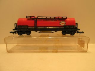 N Gauge Arnold Rapido Esso Tank Car 2 Dome 4 3/4 Long Model Railroad Train 2