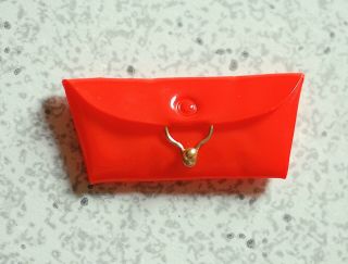 Vintage Barbie Vhtf Orange Clutch Purse Only Sears Exclusive 1510 Glamour Group